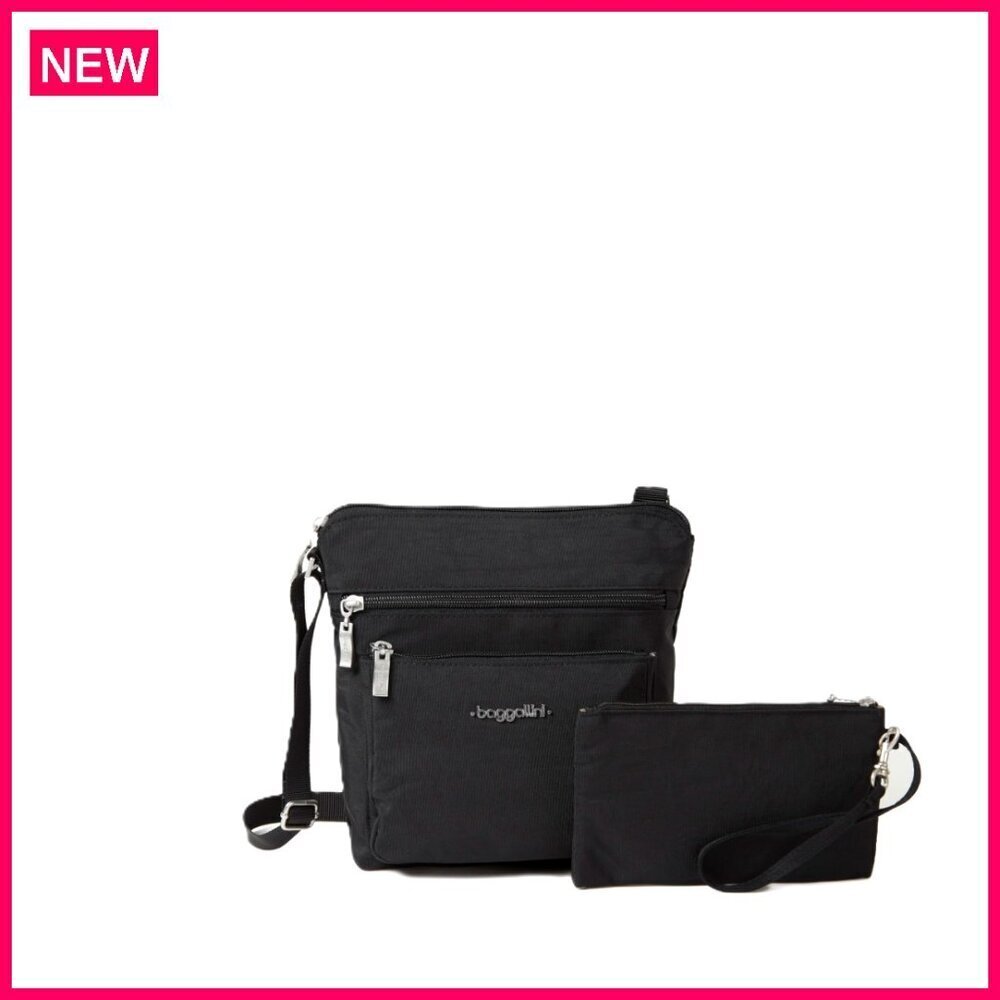 Small Lightweight Crossbody Bag Water-resistant RFID Travel Purse 8x8
